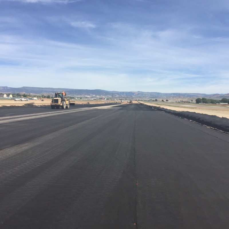 Black Geotextiles for Road Reinforcement